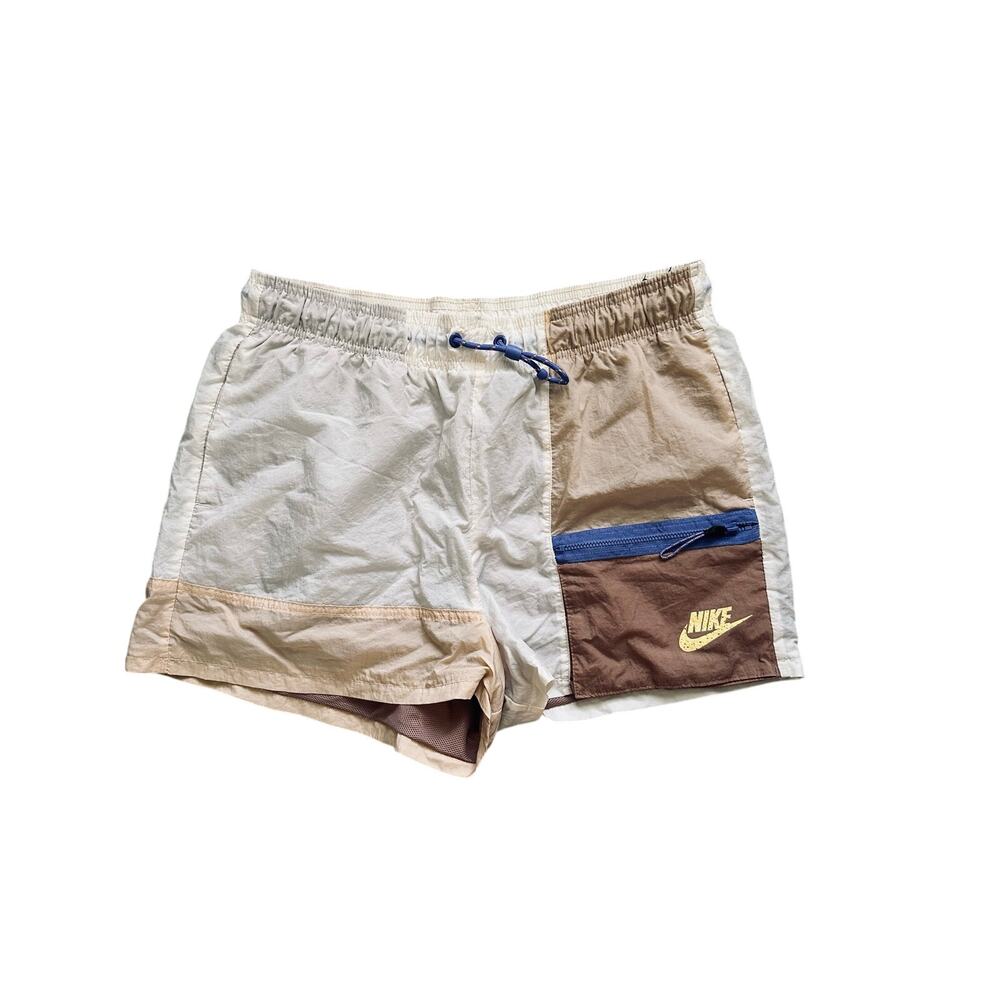 Nike Gorpcore Colorblock Nylon Shorts Lined Swim Run M